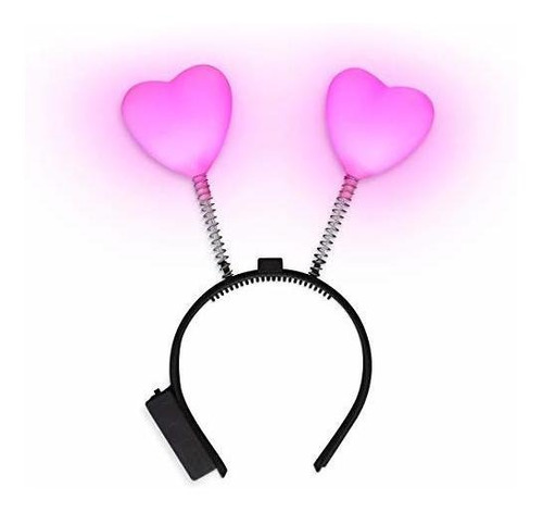 Accesorios Disfraces Niña Light Up Love Hearts Head Boppers 