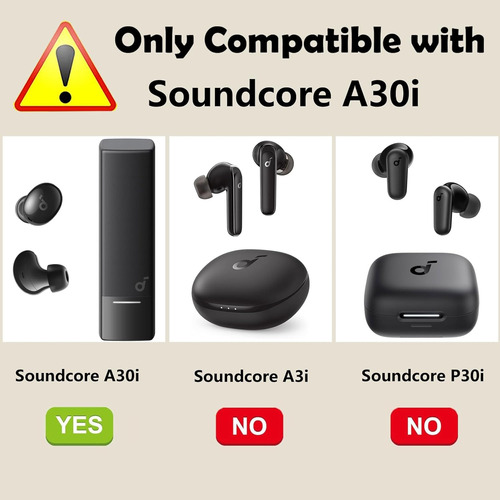 2pcs Funda Silicone Protectora Para Soundcore A30i Case