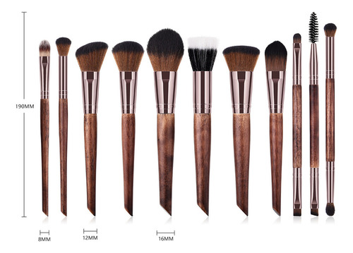 Nuevo Set De 11 Herramientas De Maquillaje Con Brochas Suelt
