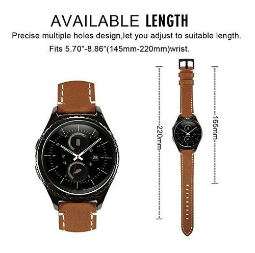 Para Samsung Gear S2 Correa De Reloj - Valkit Piel Autentica