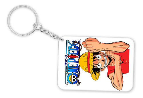 Llavero One Piece Anime Acrílico  Luffy 1 Hilosubli