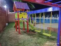 Comprar Parque Infantil En Madera Y Metal. Parque Para Niños
