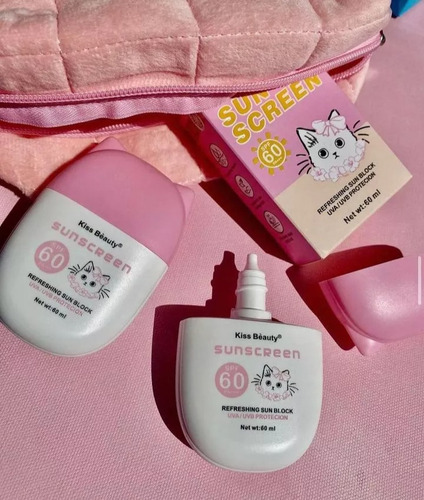 Protector Solar Facial Spf 60 Sunscreen 60 Ml Kiss Beauty