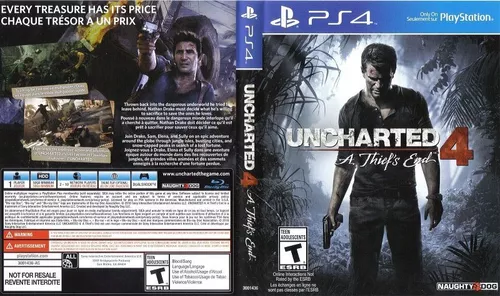 UNCHARTED 4 PS4, PS4 Jogos