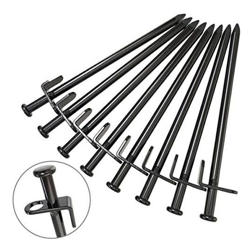 Tent Stakes Heavy Duty, Barefour 8-inch Camping J3r1y