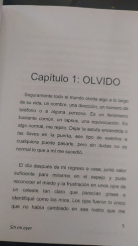 Imagen 3 de 3 de Libro Sin Mi Ayer De Alejandra Abraham