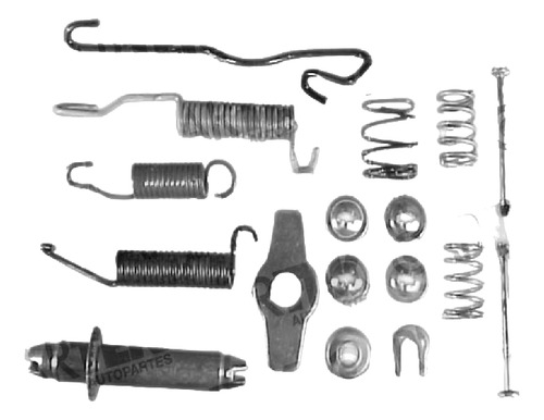 Kit Freno De Tambor Gmc R1500 Pu 1990-1991 Tras Ctk