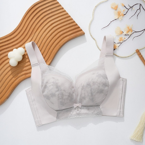 Sujetador Tipo Bralette De Encaje Con Pecho Y Talla Grande P