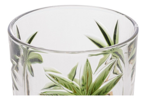 Jogo Com 6 Copos Em Cristal Wolff Palm Tree 340ml Print