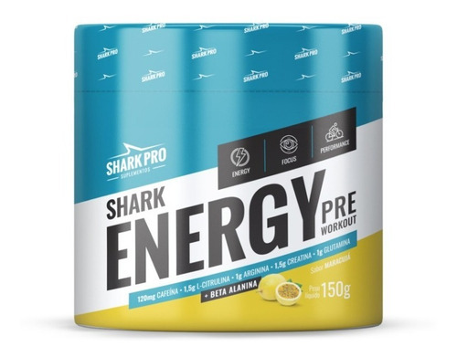 Pre Treino Shark Energy Pre Workout 150g Shark Pro