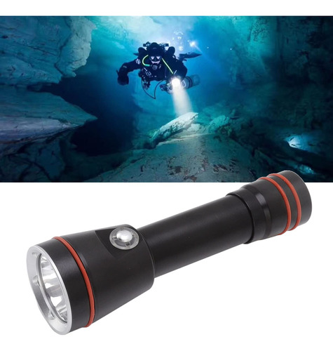 Linterna Buceo Zerodis Ipx8 Led Aluminio Impermeable 5000lm