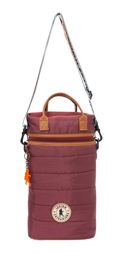 Imagen 3 de 8 de Mochila Matera Diamond Pop Bordo