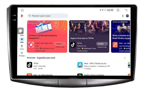 Multimidia Passat 07/14 9p Aikon Proton G3 6gb 64gb Carplay