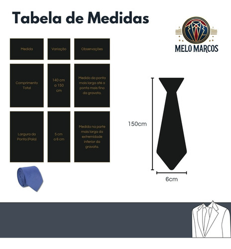 Kit 7 Gravatas Masculina Premium Várias Cores Padrinhos