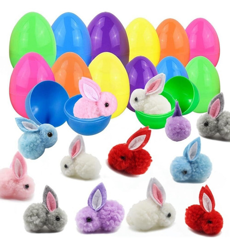30 Pcs Mini Peluche Animales Conejo De Pascua,conejo De
