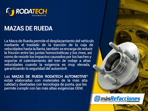 Maza Rueda Trasera Izq/der Lexus Nx300h L4 2.5l Awd 15-19