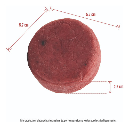 Imagen 4 de 8 de 100 Pack Shampoo Sólido Artesanal Vino Tinto 80 Gr Bam Boo!
