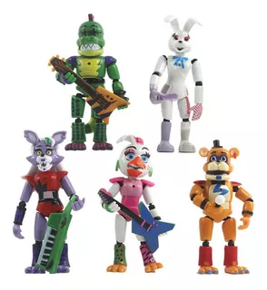 5pcs Fnaf Security Breach Figuras De Acción Regalos For