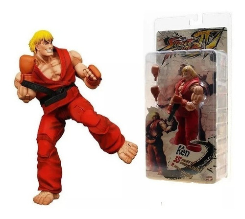 Figura Street Figther Iv Ken Masters 18 Cm Genérico Neca