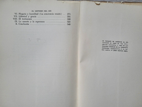 Imagen 6 de 9 de El Misterio Del Ser Gabriel Marcel Sudamericana