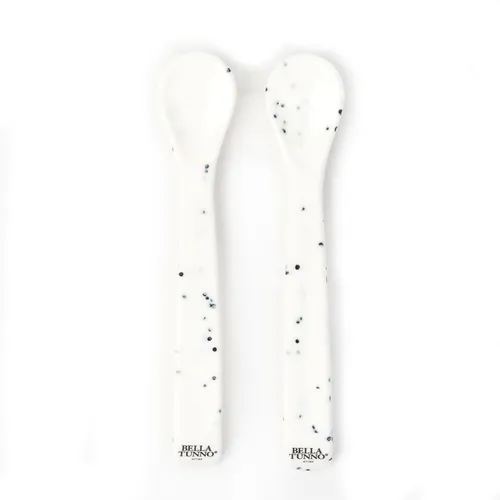 Dos Cucharas De Silicona Para Bebé! Bella Tunno! Speckle