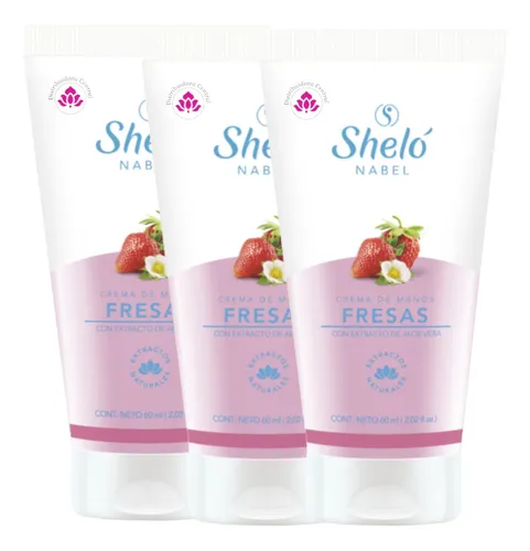 comprar Crema De Manos Fresa Shelo Nabel® 60ml. 3 Piezas