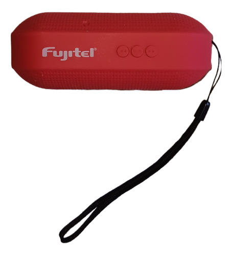 Parlante Portátil Fujitel Rojo, Bluetooth, Usb, Micro Usb/sd