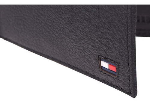 Cartera Tommy Hilfiger 31tle3x044-001stl Café Color Brown Diseño De La Tela Liso