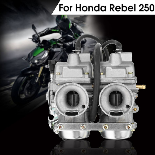 Imagen 2 de 10 de Carburador Doble Carburador Montaje Assy Para Honda Rebel Ca