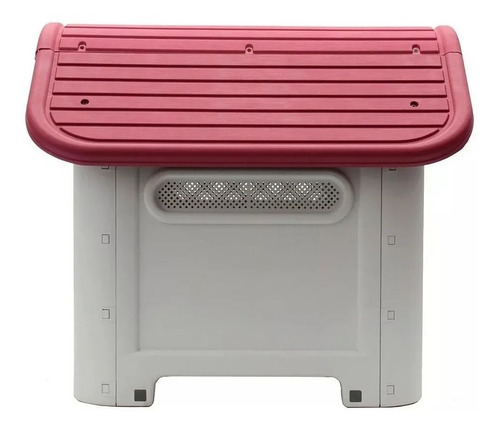 Casa Casita Para Perro Techo Rojo Calidad Excelente Oferta