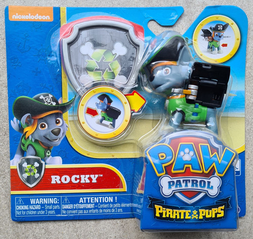 Paw Patrol Cachorros Piratas Rocky Nickelodeon