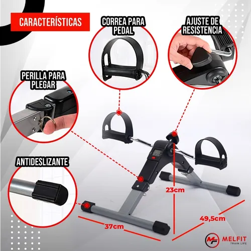 Pedalera Melfit Para Rehabilitacion Mini Bicicleta Fija 6.744 27