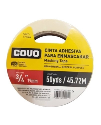 Pack De 3 Tirros De Papel Covo 3/4 X 45.7 Mts