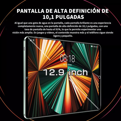 Tableta Mtk6797 Con Chip X6 Pro 10.1 En Rom De 128 Gb Y Ram