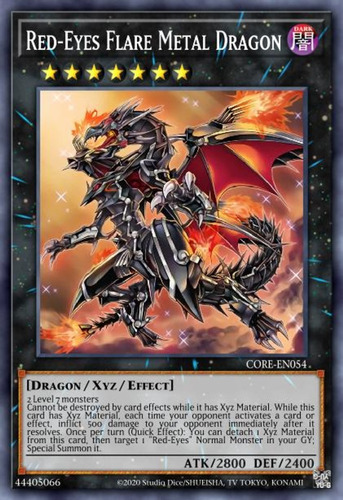 Red-eyes Flare Metal Dragon - Ultra Rare - Yugioh!