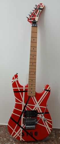 Guitarra Kramer Van Halen-replica C/upgrades Ver Descuento Diestro Rojo Maple