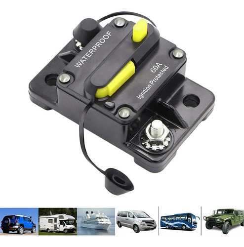 Para 30-300 Amp Interruptor De Reinicio Manual 12v-48v