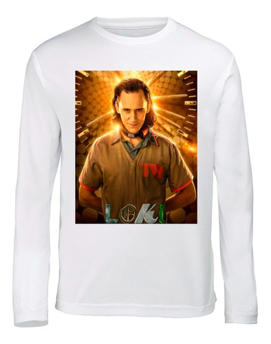 Remera Loki Sublimada Mangas Larga