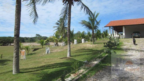 Baixou Preço!!! Lindo Sítio Com 3 Casas E Piscina No Cumbuco, Área Total De 78.307m² - Ch0001
