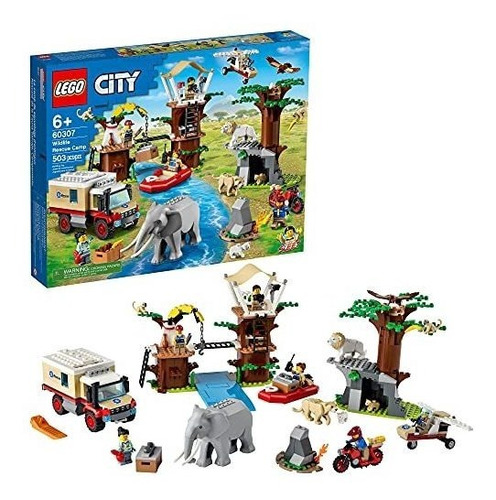 Lego City Wildlife Rescue Camp 60307 Kit De Construccion