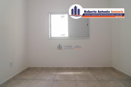Apartamento Com 2 Dormitórios À Venda, 60 M² Por R$ 300.000,00 - Canto Do Forte - Praia Grande/sp - Ap1318