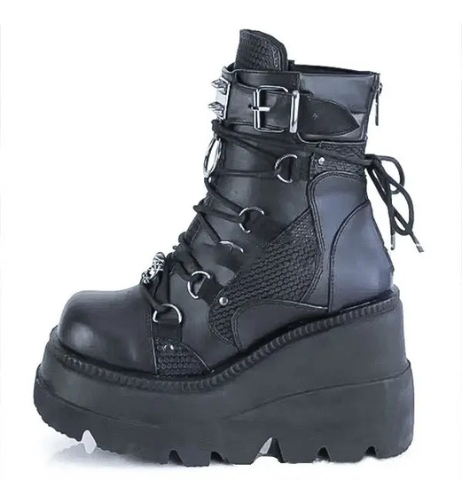 Botas Negras Goticas | MercadoLibre 📦