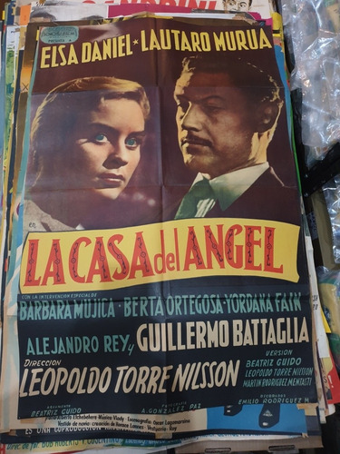 Antiguo Afiche De Cine Argentino Orig.c/elsa Daniel 307