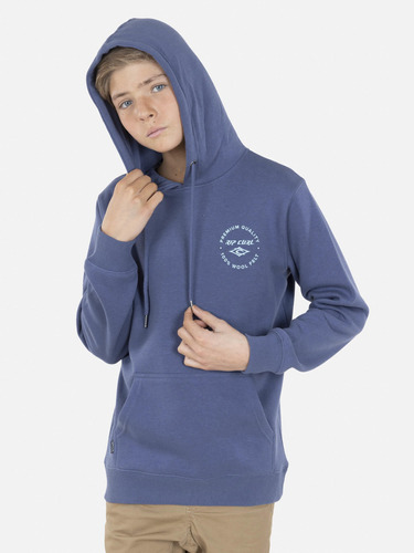 Poleron Premium Quality Hoodie Juvenil Hombre Azul Rip Curl