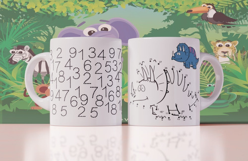 Diseños Plantillas Para Tazas Día Del Niño Para Colorear M17