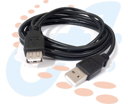 Imagen 4 de 6 de Cable Usb Extension 5metros 2.0 Macho A Hembra Vcom