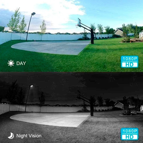 Imagen 6 de 7 de Cámara Seguridad Reflector Wifi 1080p Full Hd Exterior Audio