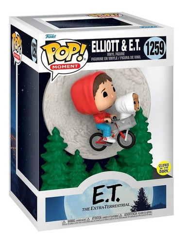 Funko Pop! Moment Elliott & E.t. 1259 Glow Exclusivo Bike