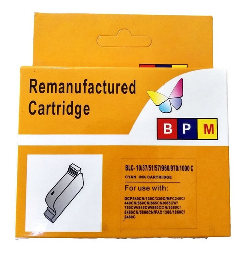 Cartucho Tinta Negro Compatible Lc-51bk Lc51 Dcp-130c