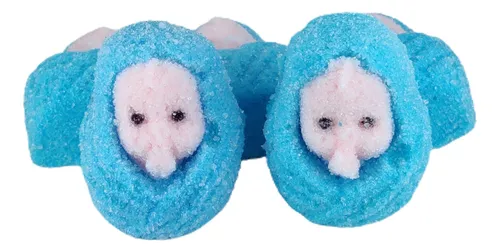 comprar Bebé Azul Figuras De Malvaviscos Bombones 40pz